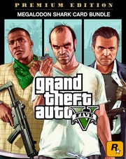 GRAND THEFT AUTO V: PREMIUM EDITION & Megalodon Shark Card Bundle