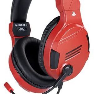 Officialy Licensed Stereo Gaming Headset V3 Red for PS4 | PS5