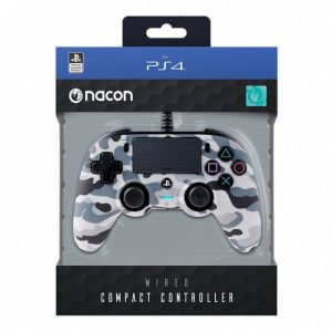 Nacon Wired Compact Controller Grey Camo Playstation 4