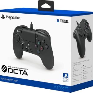 HORI Fighting Commander Octa Wired Controller for PS4/PS5 - Black